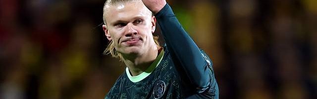 1-3！哈兰德8场1球持续低迷，金球先生染红，曼城制造欧冠大冷